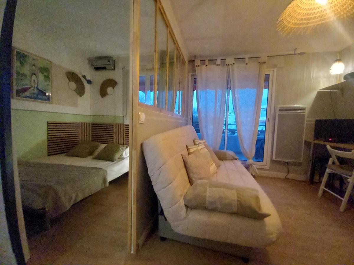 Rose Cote Mer Studio Et Garage, Entree Autonome Apartment La Grande Motte Bagian luar foto